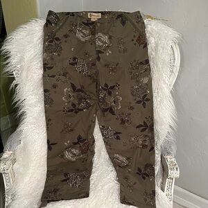 Democracy Olive Floral Men's Chinos